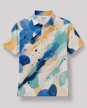Polo de golf Estampados (demo), segunda vista