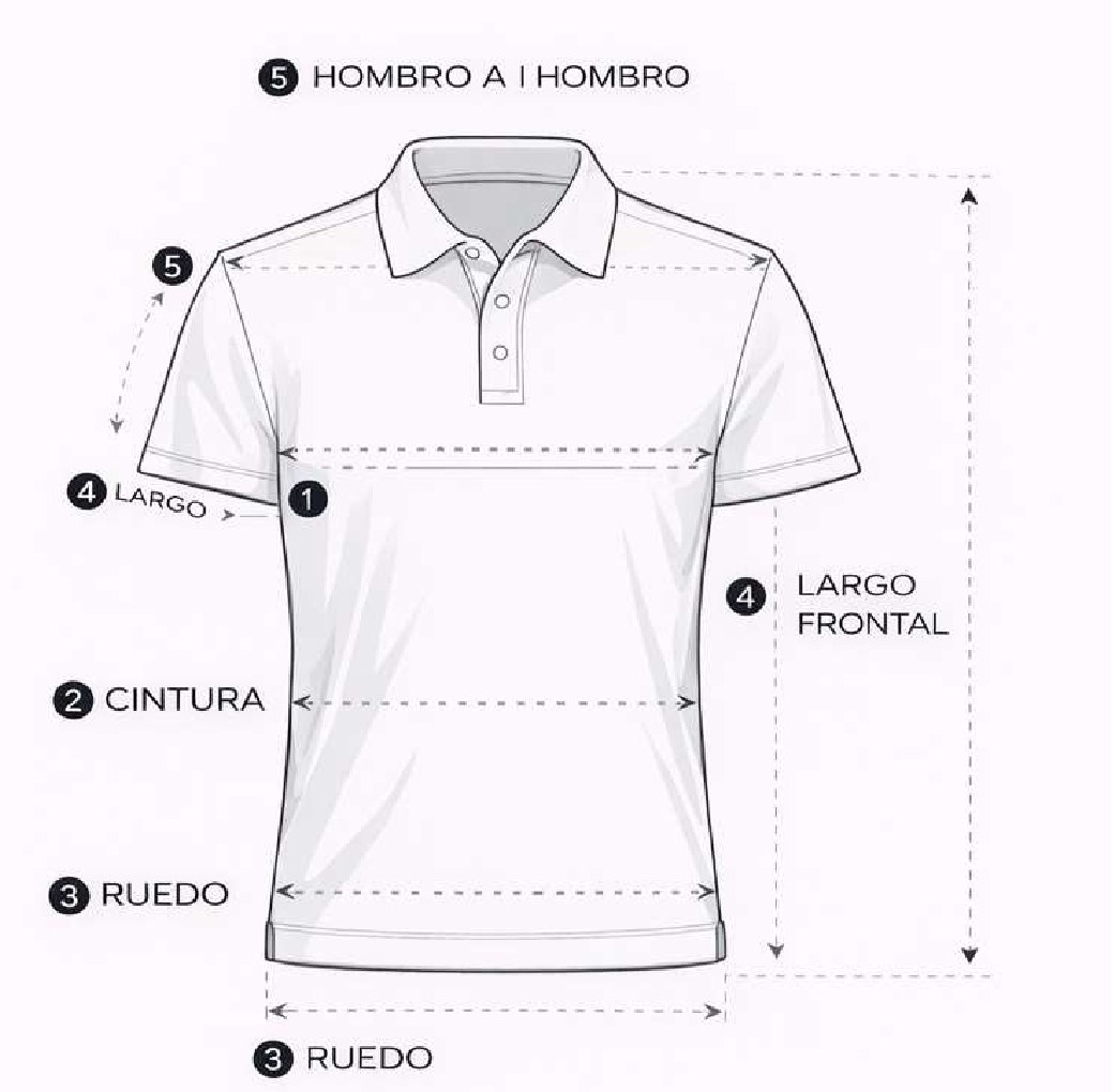 Diagrama de puntos de medición del polo Jezman